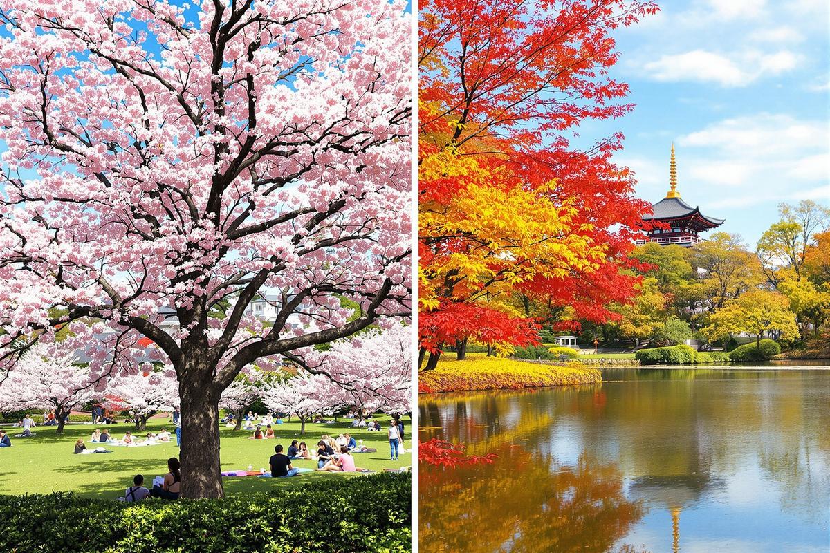 Les saisons idéales pour visiter le Japon