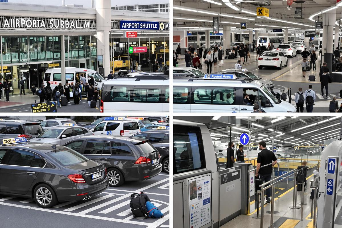 Les moyens de transport disponibles