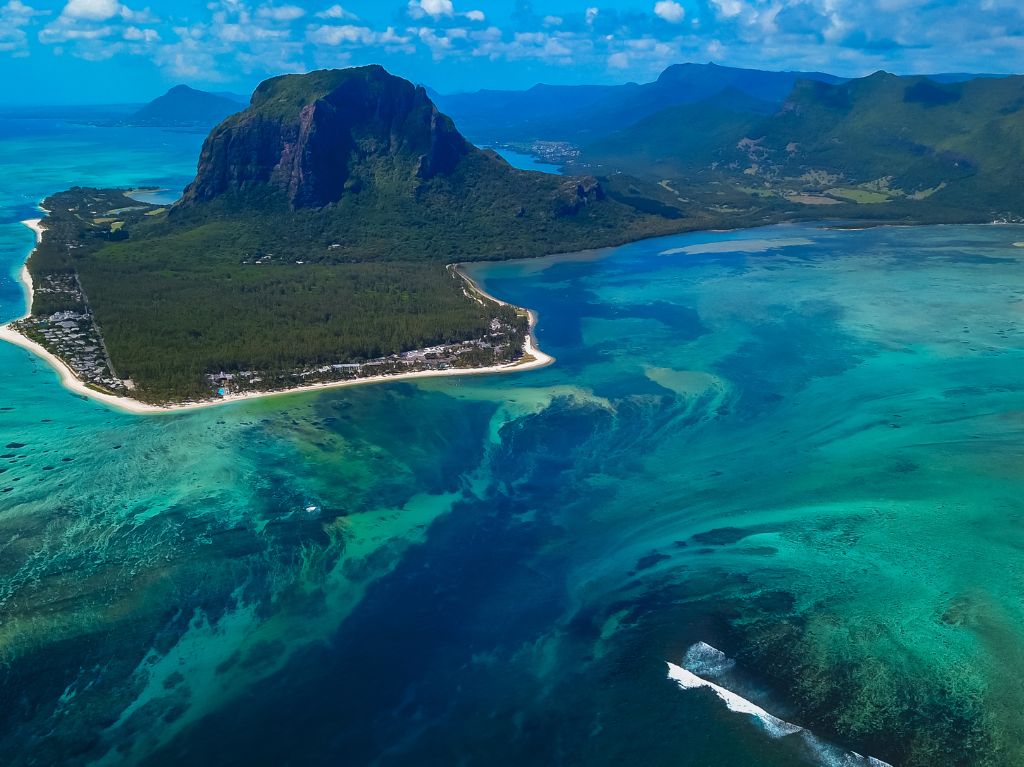 cascade sous marine ile maurice
