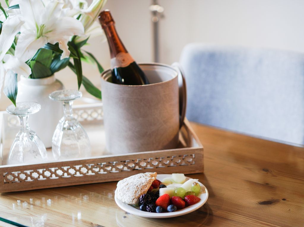 Une chambre de luxe à l'hôtel
