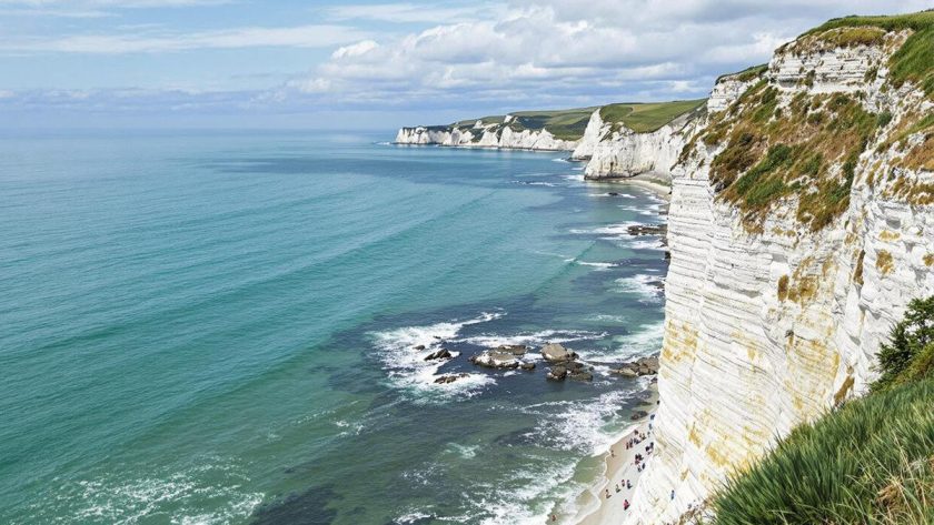 Ce sont les falaises les plus spectaculaires de France, un paradis pour les amateurs de panoramas : Étretat