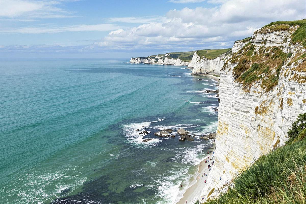 À la découverte de ces impressionnantes falaises en Normandie : un joyau naturel à découvrir sans plus attendre