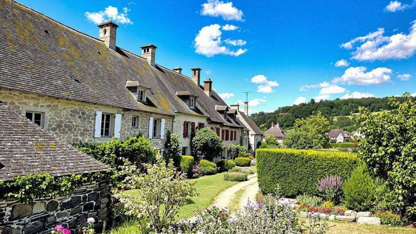 Ce village pittoresque de Haute-Loire, entouré de paysages volcaniques, est idéal pour une vie paisible et proche de la nature : Lavaudieu