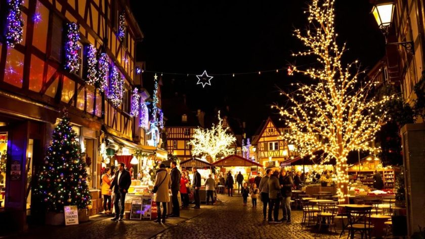 Labellisé plus beau village français, cette commune est aussi l’une des plus féeriques pendant la période de Noël : Riquewihr