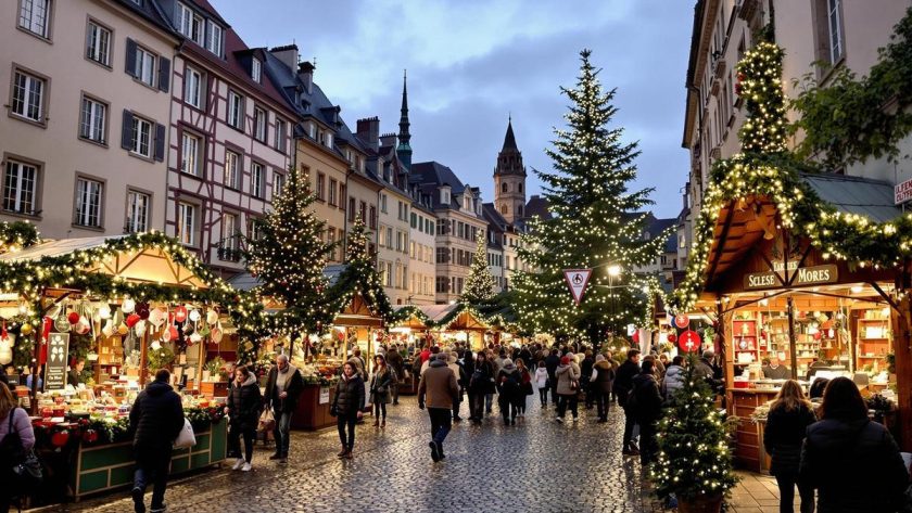 Strasbourg, la capitale de Noël, abrite l’un des marchés les plus gigantesques d’Europe