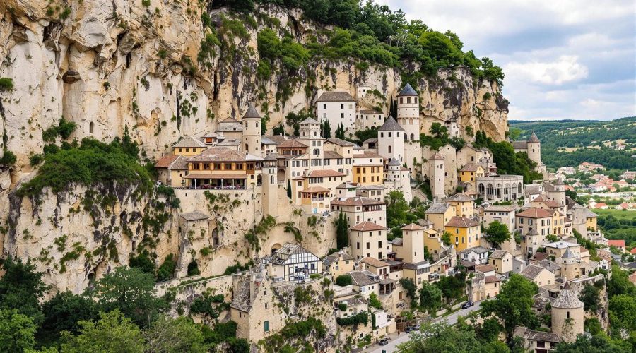 Ce village à flanc de falaise, comptant à peine 645 habitants, recèle une richesse spirituelle et culturelle qui transcende sa taille modeste : Rocamadour