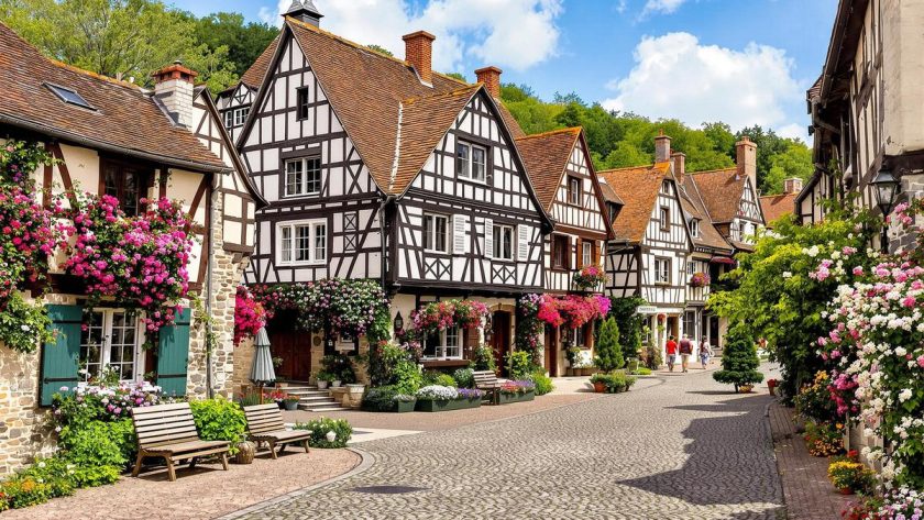 Chargé de fleurs et d'histoire, ce magnifique village médiéval est l'un des plus beaux de France : Gerberoy