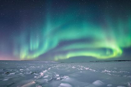 Dans cette ville, on peut voir des aurores boréales 300 nuits par an - c'est un spot idéal en hiver : Churchill
