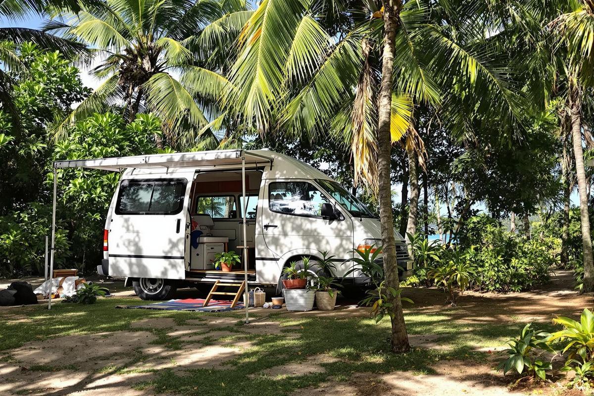 Voyagez autrement : louez un van aménagé sur une île tropicale