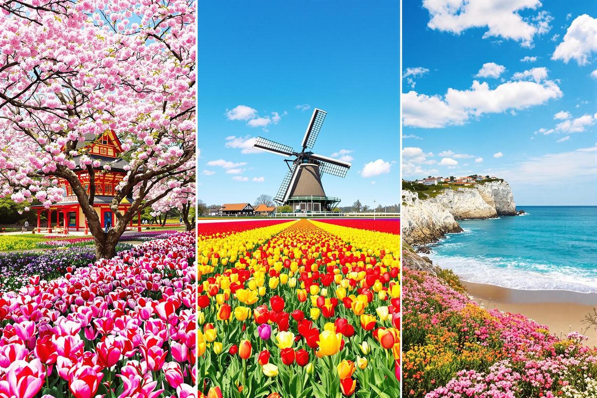 Découvrez où partir ce printemps : 10 destinations de rêves à explorer