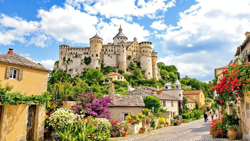 Avec ses deux châteaux perchés, ce village médiéval d'Occitanie semble tout droit sorti d'un conte de fées : Bruniquel