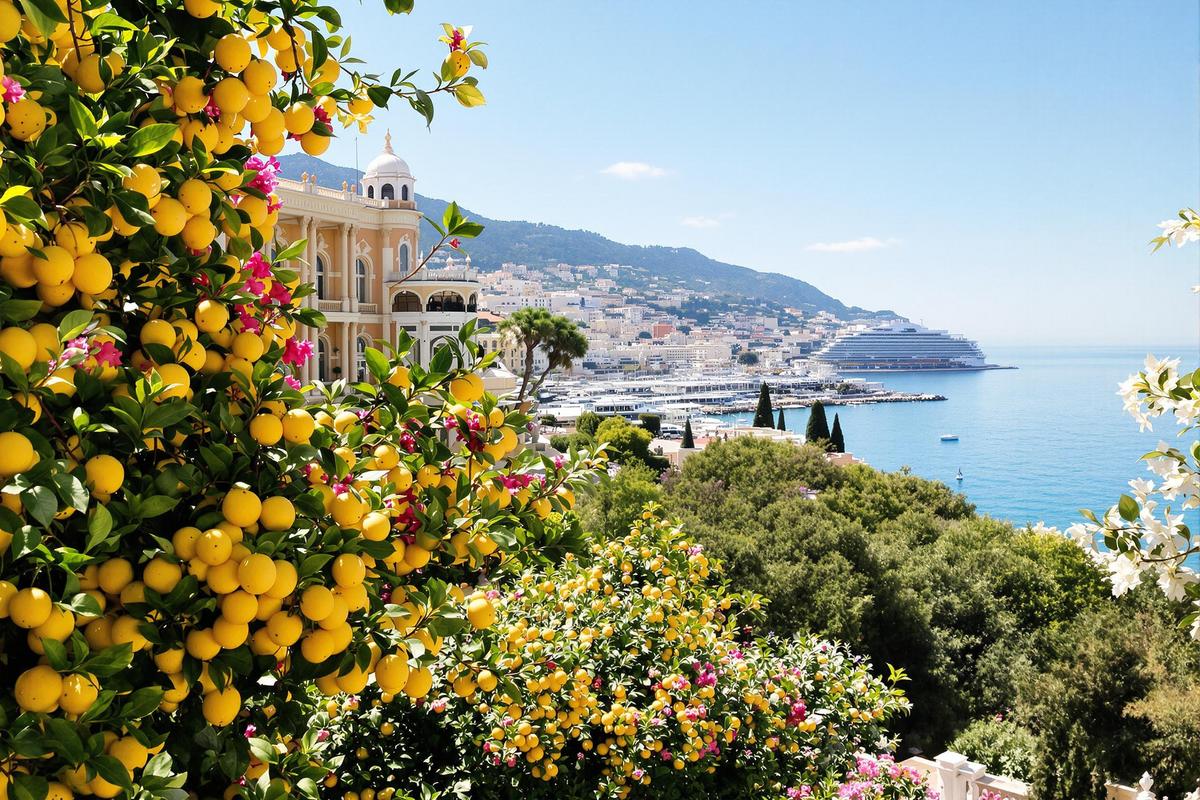 Avec plus de 316 jours de soleil chaque année, ce joyau architectural du sud de la France est un petit paradis pour les citrons