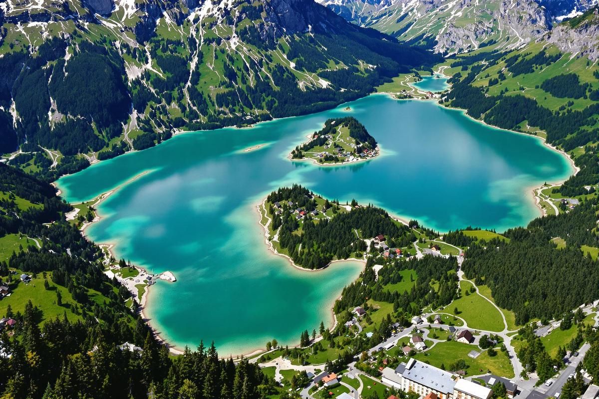 Le secret immaculé des Alpes : découvrez ce lac méconnu et sa pureté époustouflante