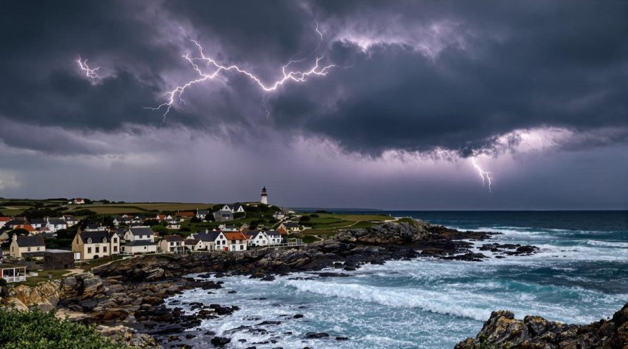 Orages : dans quelle ville bretonne la pluie a-t-elle été la plus abondante ? | Le Télégramme