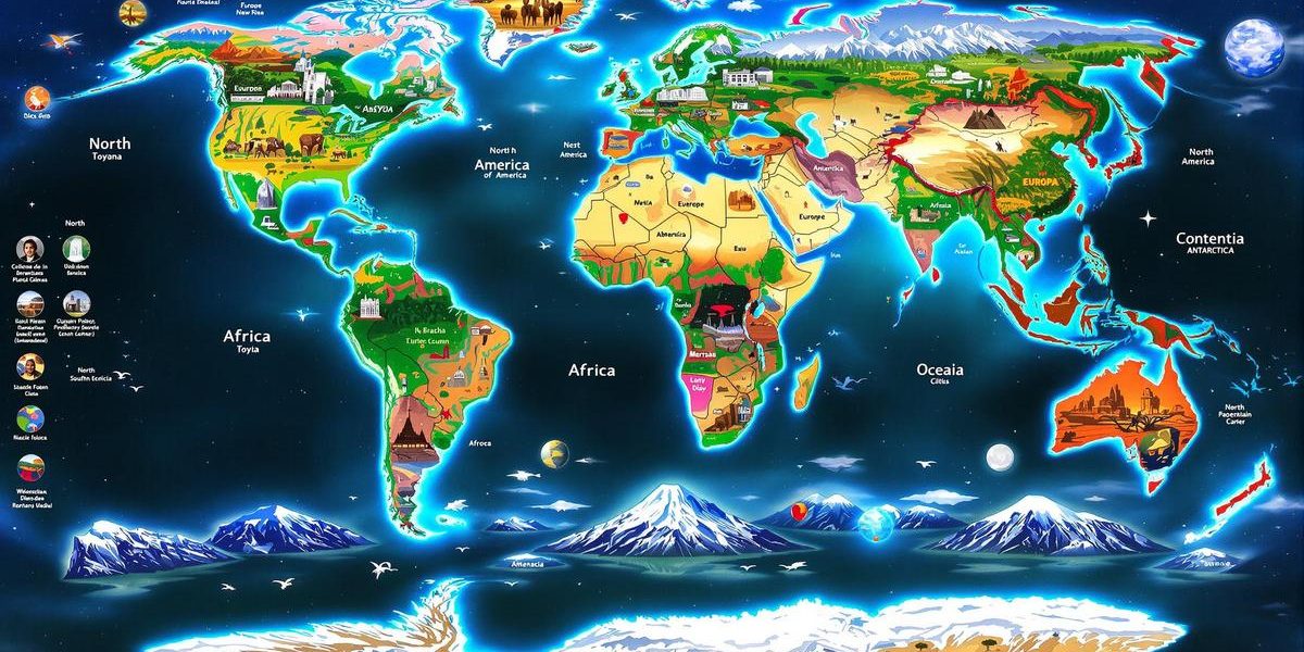 Quels sont les continent du monde ?