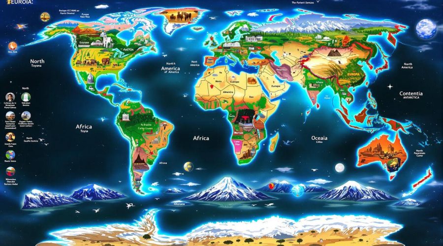 Quels sont les continent du monde ?