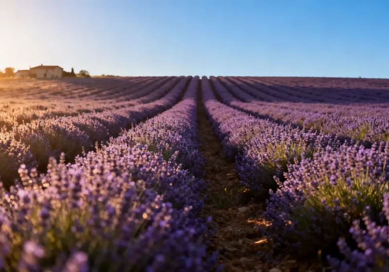 En Provence, découvrez le champ de lavande le plus spectaculaire de France !